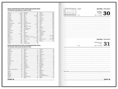 Ежедневник датированный 2024 145х215 мм, А5, STAFF, ламинированная обложка, "Imagination", 115141