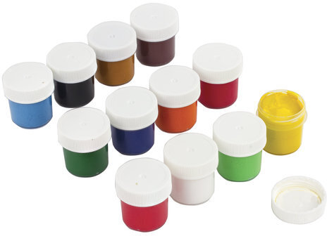 Гуашь ЮНЛАНДИЯ "ЮНЛАНДИК-ХУДОЖНИК", 12 цветов по 25 мл, 191535