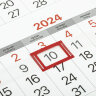Календарь квартальный на 2024 г., 3 блока, 1 гребень, с бегунком, офсет, BRAUBERG, "Символ года", 115284