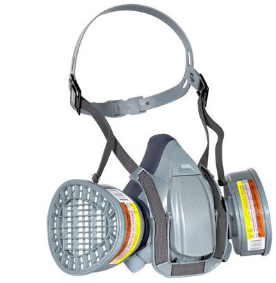 Полумаска фильтрующая БРИЗ-4206, обтюратор термопласт, без фильтров, размер L