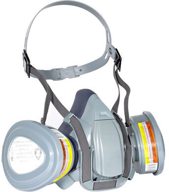 Полумаска фильтрующая БРИЗ-4206, обтюратор термопласт, без фильтров, размер L