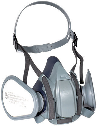 Полумаска фильтрующая БРИЗ-4206, обтюратор термопласт, без фильтров, размер L