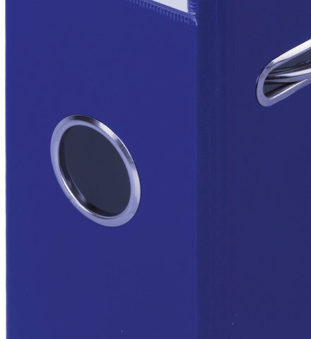 Папка-регистратор BRAUBERG, ламинированная, 75 мм, синяя, 222069