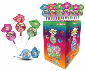 Карамель кислая на палочке ВЗРЫВ МОЗГА с жевательной резинкой, 19 г, КОНФИТОЙ, КТ94968