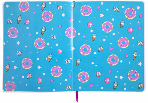 Дневник 1-4 класс 48 л., кожзам (гибкая), печать, фольга, ЮНЛАНДИЯ, "Unicorns", 106164