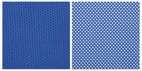 Кресло офисное МЕТТА "К-3" хром, ткань-сетка, сиденье и спинка регулируемые, синее