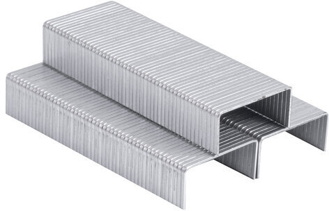 Скобы для степлера цинковое покрытие №24/6, 1000 штук, BRAUBERG "EXTRA", до 30 листов, 229299