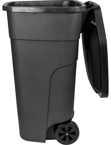 Контейнер 110 литров для мусора, с крышкой, на колесах, 84х54х58 см, пластиковый, PLAST TEAM, РТ9957
