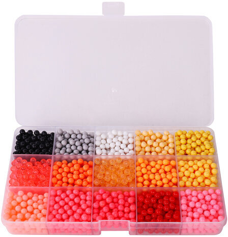 Аквамозаика 30 цветов 12000 бусин, с трафаретами, инструментами, аксессуарами, BRAUBERG KIDS, 664917