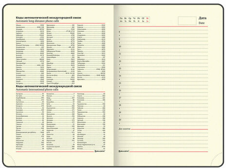 Ежедневник недатированный А5 (138х213 мм), BRAUBERG VISTA, под кожу, гибкий, 136 л., "Fox king", 112023