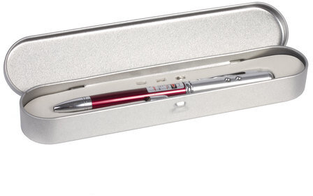 Указка лазерная, радиус 200 м, красный луч, LED-фонарь, стилус, детектор купюр, ручка, TD-RP-36