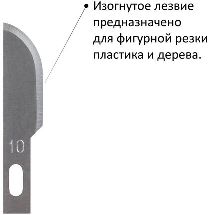 Нож макетный ОСТРОВ СОКРОВИЩ, 6 разновидностей лезвий, металл, пластиковый футляр, 237161