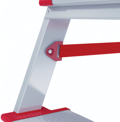 Стремянка алюминиевая 5 ШИРОКИХ СТУПЕНЕЙ 13 см, площадка 1,1 м, нагрузка 225 кг, вес 5,1 кг, НОВАЯ ВЫСОТА, НВ, 5110105/3117105