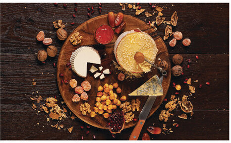 Календарь квартальный с бегунком 2023 г., 3 блока, 4 гребня, УльтраЛюкс, "Аромат", HATBER, 3Кв4гр2ц_26667