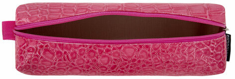 Пенал-косметичка BRAUBERG, "крокодиловая кожа", 20х6х4 см, "Ultra pink", 270850