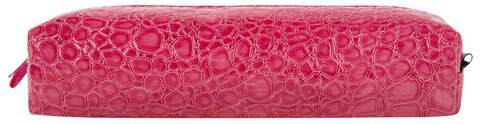 Пенал-косметичка BRAUBERG, "крокодиловая кожа", 20х6х4 см, "Ultra pink", 270850