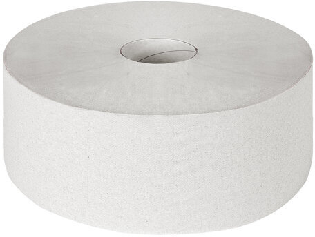 Бумага туалетная БОЛЬШОЙ РУЛОН, 480 м, ЛЮБАША (Система Т1), 1-слойная, цвет серый, КОМПЛЕКТ 6 рулонов, 126091, 126091 (МП-44)