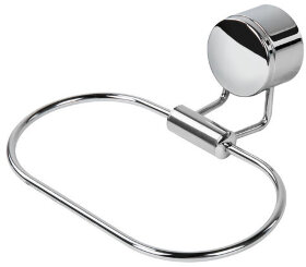 Держатель-кольцо для полотенец LAIMA, нержавеющая сталь, крепление к стене, 607431