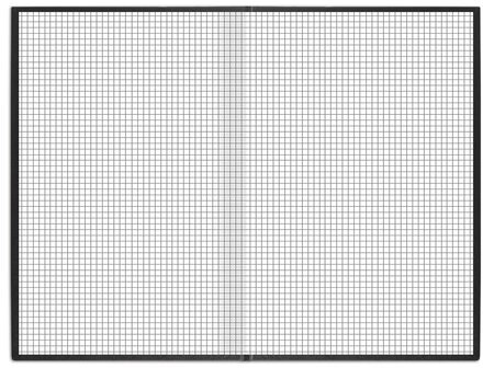 Книга учета 96 л., клетка, твердая, бумвинил, блок офсет, А4 (200х290 мм), BRAUBERG, черная, 130223