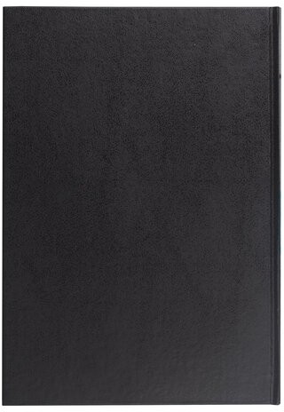 Книга учета 96 л., клетка, твердая, бумвинил, блок офсет, А4 (200х290 мм), BRAUBERG, черная, 130223