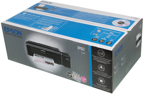 Принтер струйный EPSON L132 А4, 27 стр./мин, 5760х1440, СНПЧ, C11CE58403