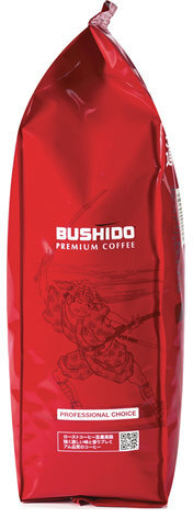 Кофе в зернах BUSHIDO "Red Katana", натуральный, 1000 г, 100% арабика, вакуумная упаковка, BU10004007
