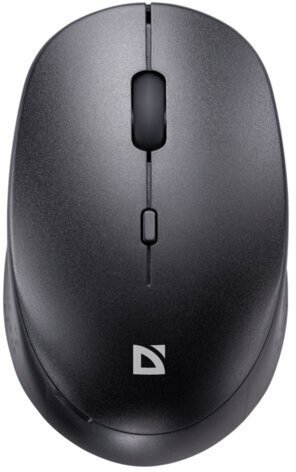 Мышь беспроводная DEFENDER Auris MB-027, USB, 3 кнопки + 1 колесо-кнопка, оптическая, черная, 52027
