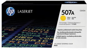 Картридж лазерный HP (CE402A) LaserJet Pro M570dn/M570dw, №507A, желтый, оригинальный, ресурс 6000 страниц