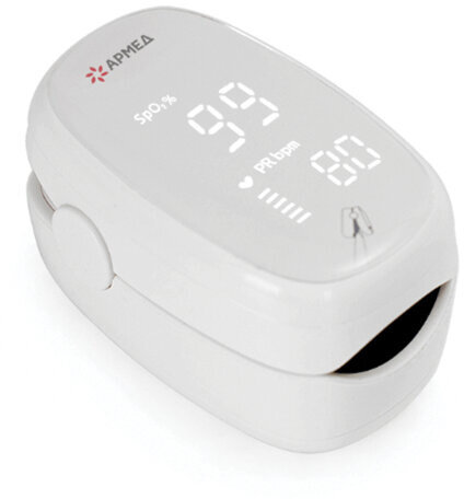 Пульсоксиметр АРМЕД YX303 диапазон SpO2 70%-100%, диапазон пульса 25-250 уд/мин, без поверки, 1937902