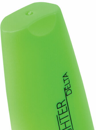 Текстовыделитель BRAUBERG "DELTA", ЗЕЛЕНЫЙ, линия 1-5 мм, 151720