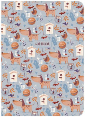 Тетрадь 60 л. в линию обложка SoftTouch, бежевая бумага 70 г/м2, сшивка, В5 (179х250 мм), ГАВ, BRAUBERG, 403823