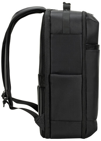 Рюкзак-сумка HEIKKI PRIORITY (ХЕЙКИ) с отделением для ноутбука, 2 отделения, черный, 45x31x15 см, 272587