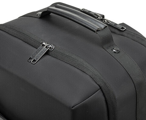 Рюкзак-сумка HEIKKI PRIORITY (ХЕЙКИ) с отделением для ноутбука, 2 отделения, черный, 45x31x15 см, 272587