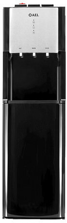 Кулер для воды AEL LD-AEL-811a, напольный, НАГРЕВ/ОХЛАЖДЕНИЕ ЭЛЕКТРОННОЕ, бутыль снизу, 3 крана, чёрный, 00273