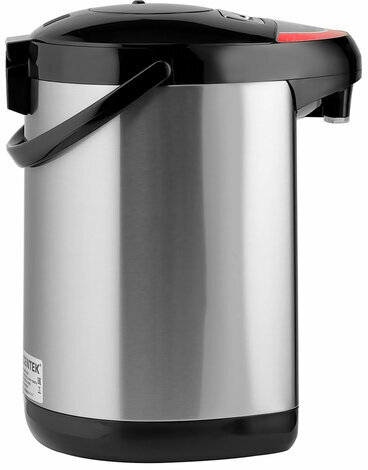 Термопот на 4 литра 3 режима подачи воды CENTEK CT-0081, 850 Вт, 1 температурный режим, пластик/сталь, черный, CT-0081 Black