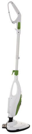 Паровая швабра KITFORT KT-1004-2, 1500 Вт, 1 бар, объем 0,35 л, зеленая
