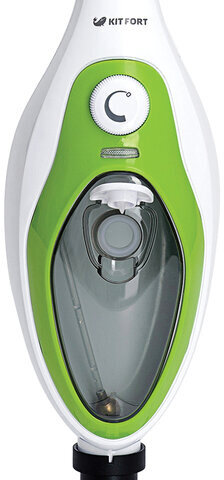 Паровая швабра KITFORT KT-1004-2, 1500 Вт, 1 бар, объем 0,35 л, зеленая