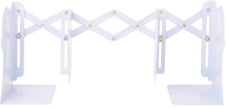 Подставка-держатель для книг и учебников фигурная BRAUBERG KIDS "Cosmo" раздвижная, металлическая, 238068