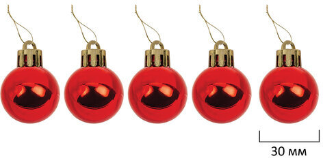 Шары новогодние ёлочные "Red&Lime", НАБОР 67 предметов, красный/зелёный, пластик, ЗОЛОТАЯ СКАЗКА, 592184