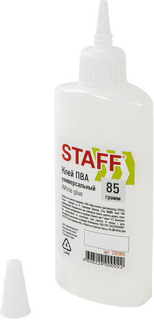 Клей ПВА STAFF евро, 85 г, 220365