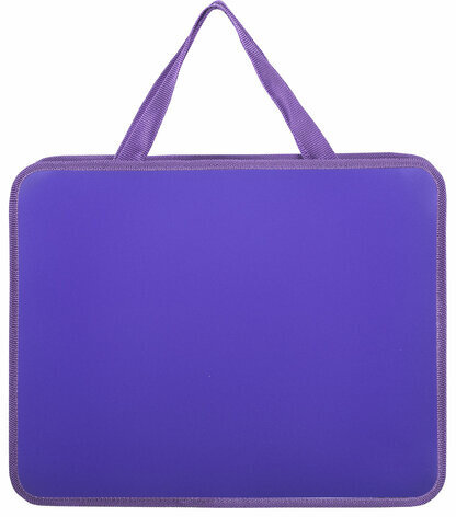 Папка на молнии с ручками ЮНЛАНДИЯ А4, 1 отделение, пластик, ширина 80 мм, "Fluffy Tail", 271459