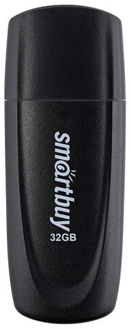 Флеш-диск 32 GB SMARTBUY Scout USB 2.0, черный, SB032GB2SCK