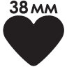 Дырокол фигурный "Сердце", диаметр вырезной фигуры, 38 мм, ОСТРОВ СОКРОВИЩ, 227168