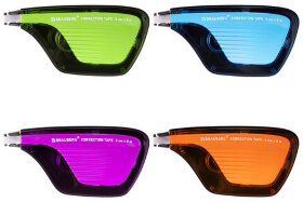Корректирующая лента BRAUBERG ULTRA COLOR, 5 мм х 8 м, корпус ассорти, дисплей, 229065