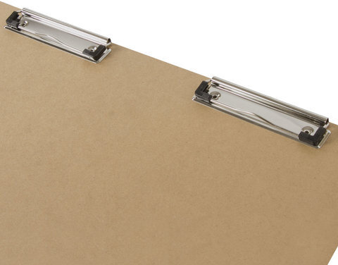 Доска-планшет БОЛЬШОГО ФОРМАТА (440х320 мм), А3, BRAUBERG "Eco" с двумя прижимами, МДФ, 3 мм, 232227