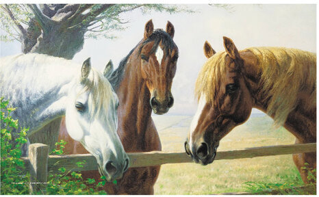 Календарь квартальный с бегунком 2023 г., 3 блока, 4 гребня, УльтраЛюкс, "Арт-галерея", HATBER, 3Кв4гр2ц_25706