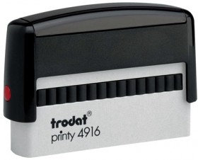Оснастка для штампа, размер оттиска 70х10 мм, синий, TRODAT 4916 P4, подушка в комплекте, 52908