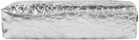 Пенал-косметичка BRAUBERG, "крокодиловая кожа", 20х6х4 см, "Ultra silver", 270851