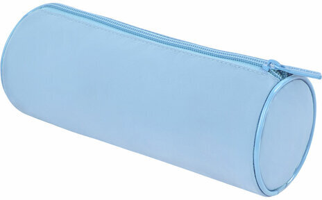 Пенал-тубус BRAUBERG, с эффектом Soft Touch, мягкий, пастельно-голубой, 22х8 см, 272300