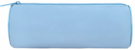 Пенал-тубус BRAUBERG, с эффектом Soft Touch, мягкий, пастельно-голубой, 22х8 см, 272300